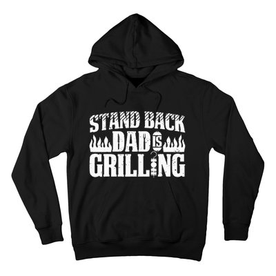 BBQ Smoker Stand Back Dad Is Grilling Hoodie