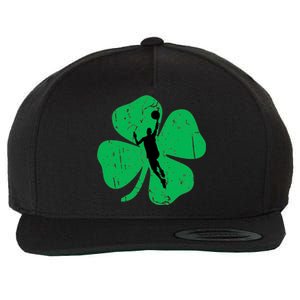 Basketball Shamrock St Patrick's Day Sports Gift Wool Snapback Cap