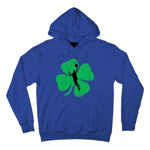 Basketball Shamrock St Patrick's Day Sports Gift Hoodie