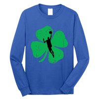 Basketball Shamrock St Patrick's Day Sports Gift Long Sleeve Shirt