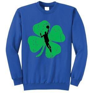 Basketball Shamrock St Patrick's Day Sports Gift Sweatshirt