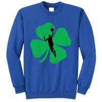 Basketball Shamrock St Patrick's Day Sports Gift Sweatshirt