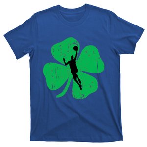 Basketball Shamrock St Patrick's Day Sports Gift T-Shirt