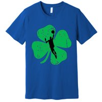 Basketball Shamrock St Patrick's Day Sports Gift Premium T-Shirt