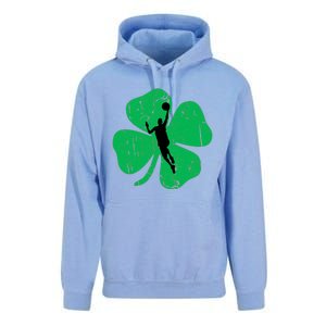 Basketball Shamrock St Patrick's Day Sports Gift Unisex Surf Hoodie