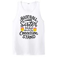 Baseball Sister Softball Heart Sport Lover Funny PosiCharge Competitor Tank