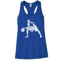 Basketball Shamrock St Patrick's Day Gift Saint Paddy's Funny Gift Women's Racerback Tank