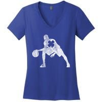 Basketball Shamrock St Patrick's Day Gift Saint Paddy's Funny Gift Women's V-Neck T-Shirt