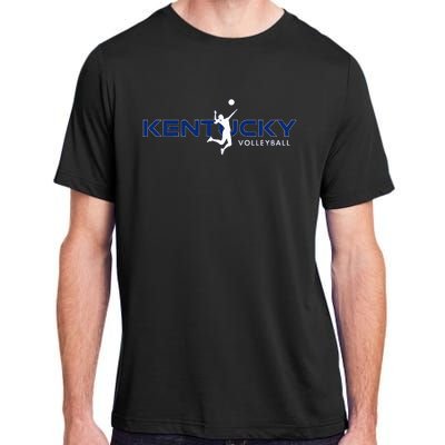 Bluegrass State Sports Fan Kentucky Volleyball Adult ChromaSoft Performance T-Shirt