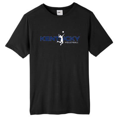 Bluegrass State Sports Fan Kentucky Volleyball Tall Fusion ChromaSoft Performance T-Shirt