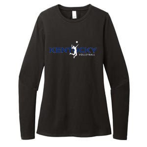 Bluegrass State Sports Fan Kentucky Volleyball Womens CVC Long Sleeve Shirt