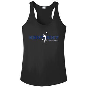 Bluegrass State Sports Fan Kentucky Volleyball Ladies PosiCharge Competitor Racerback Tank