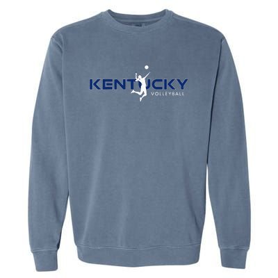 Bluegrass State Sports Fan Kentucky Volleyball Garment-Dyed Sweatshirt