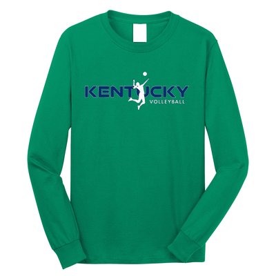 Bluegrass State Sports Fan Kentucky Volleyball Long Sleeve Shirt