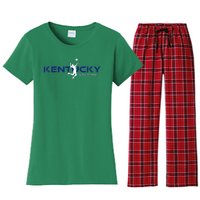 Bluegrass State Sports Fan Kentucky Volleyball Women's Flannel Pajama Set