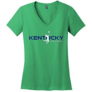 Bluegrass State Sports Fan Kentucky Volleyball Women's V-Neck T-Shirt