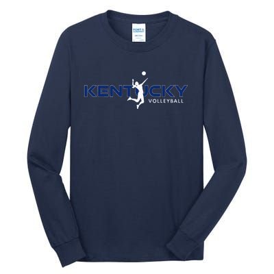 Bluegrass State Sports Fan Kentucky Volleyball Tall Long Sleeve T-Shirt