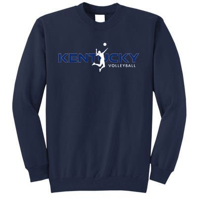 Bluegrass State Sports Fan Kentucky Volleyball Tall Sweatshirt