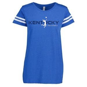 Bluegrass State Sports Fan Kentucky Volleyball Enza Ladies Jersey Football T-Shirt