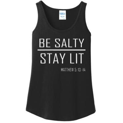 Be Salty Stay Lit Ladies Essential Tank