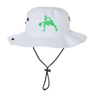 Basketball Shamrock St Patrick's Day Gift Saint Paddy's Cute Gift Legacy Cool Fit Booney Bucket Hat