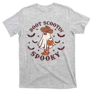 Boot Scootin Spooky Cowboy Ghost Western Halloween Cute Spooky T-Shirt