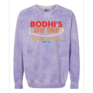 BodhiS Surf Shop Retro Colorblast Crewneck Sweatshirt