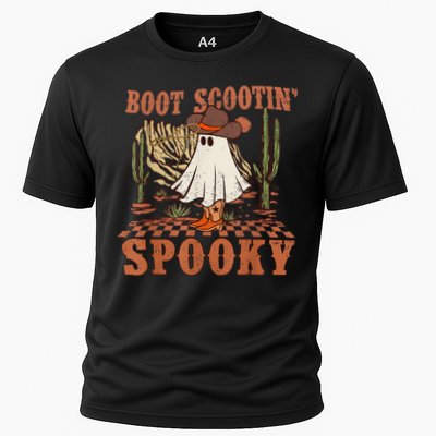 Boot Scootin Spooky Western Halloween Ghost Spooky Season Performance Shirt