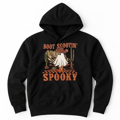 Boot Scootin Spooky Western Halloween Ghost Spooky Season Hoodie