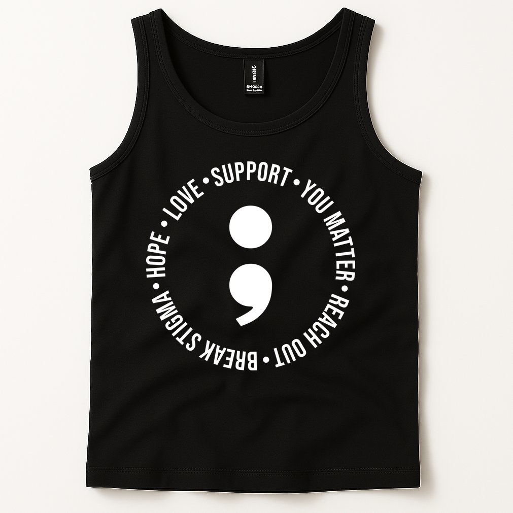 Break Stigma Support Mental Health Awareness Tank Top
