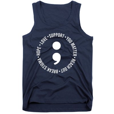 Break Stigma Support Mental Health Awareness Tank Top