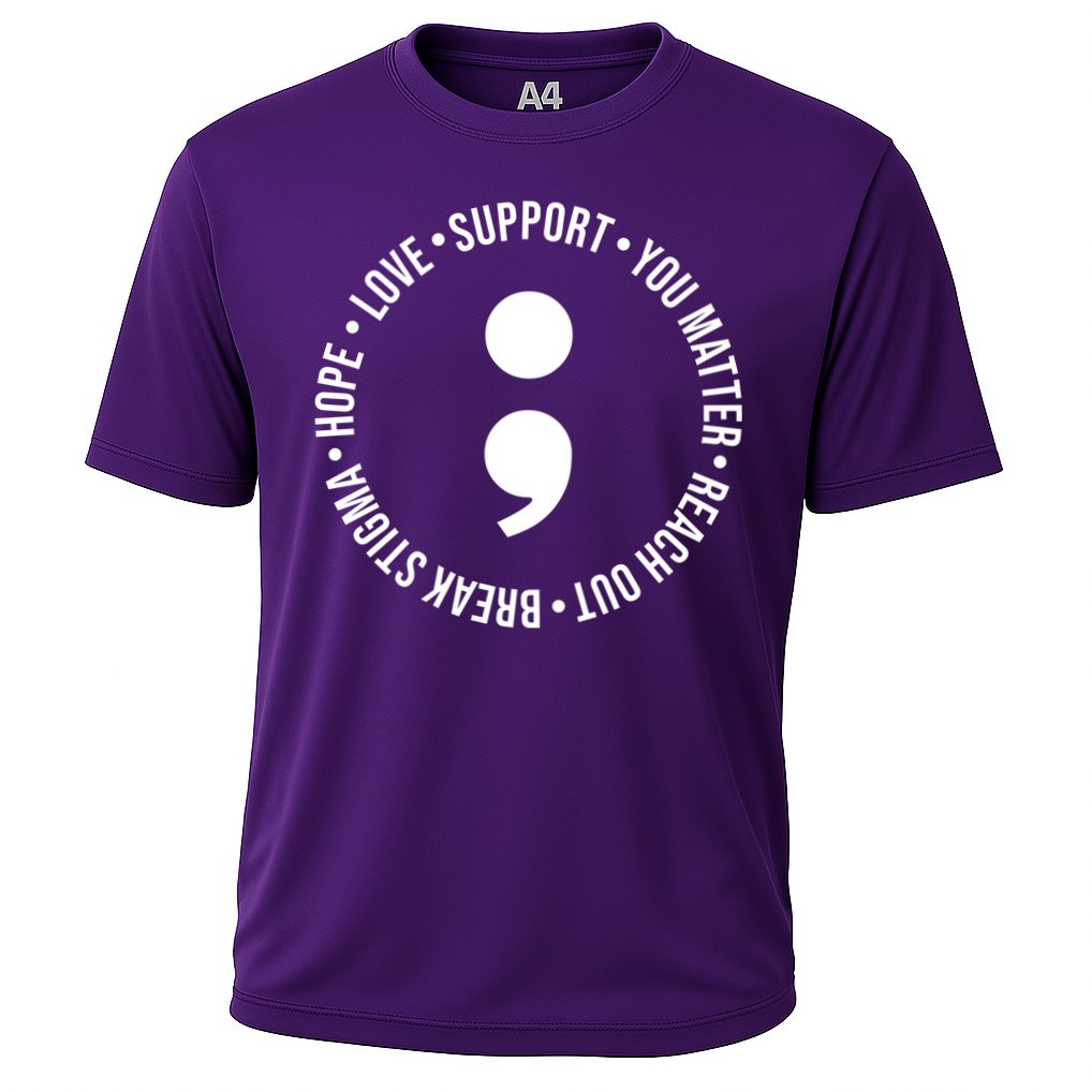 Break Stigma Support Mental Health Awareness Performance Shirt