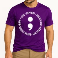 Break Stigma Support Mental Health Awareness Performance Shirt