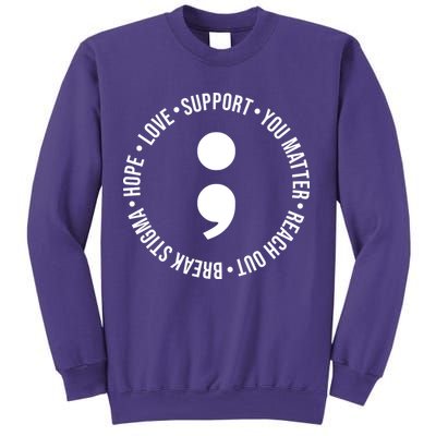 Break Stigma Support Mental Health Awareness Sweatshirt