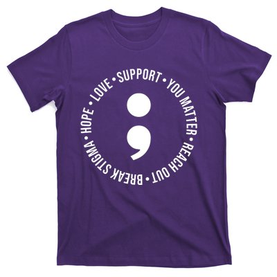 Break Stigma Support Mental Health Awareness T-Shirt