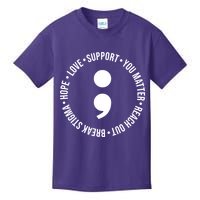 Break Stigma Support Mental Health Awareness Kids T-Shirt