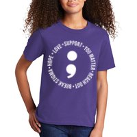 Break Stigma Support Mental Health Awareness Kids T-Shirt