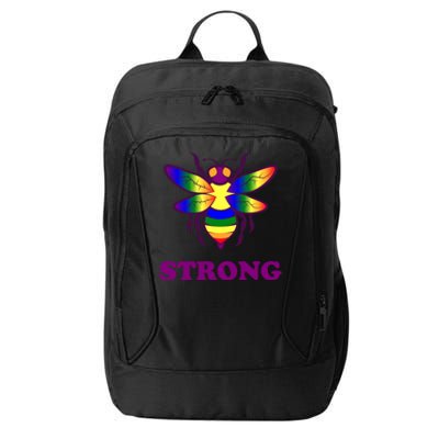 Be Strong Support Encouraget Motivational Gift City Backpack