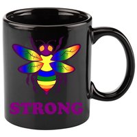 Be Strong Support Encouraget Motivational Gift 11oz C Handle Ceramic Mug