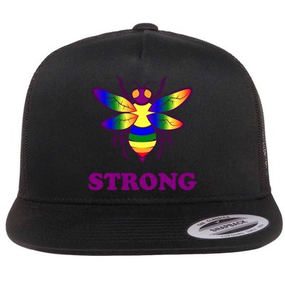 Be Strong Support Encouraget Motivational Gift Flatbill Hat