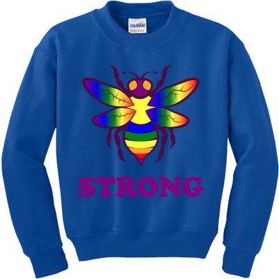 Be Strong Support Encouraget Motivational Gift Kids Sweatshirt