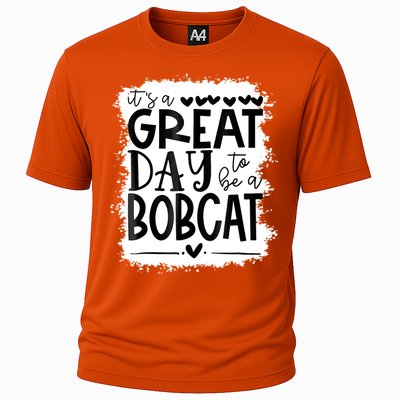 Bobcats School Sports Fan Team Spirit Mascot Gift Bleached Cooling Performance Crew T-Shirt