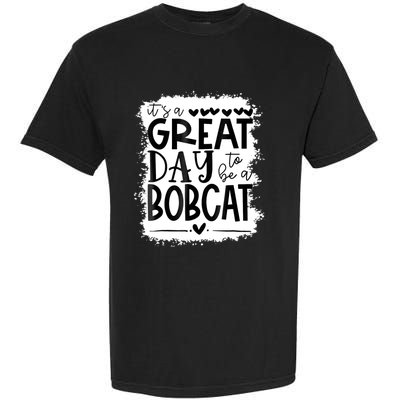 Bobcats School Sports Fan Team Spirit Mascot Gift Bleached Garment-Dyed Heavyweight T-Shirt