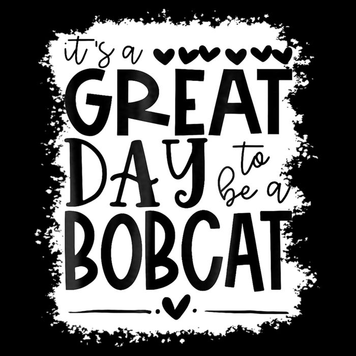 Bobcats School Sports Fan Team Spirit Mascot Gift Bleached Drawstring Bag