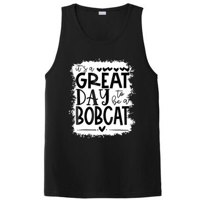 Bobcats School Sports Fan Team Spirit Mascot Gift Bleached PosiCharge Competitor Tank