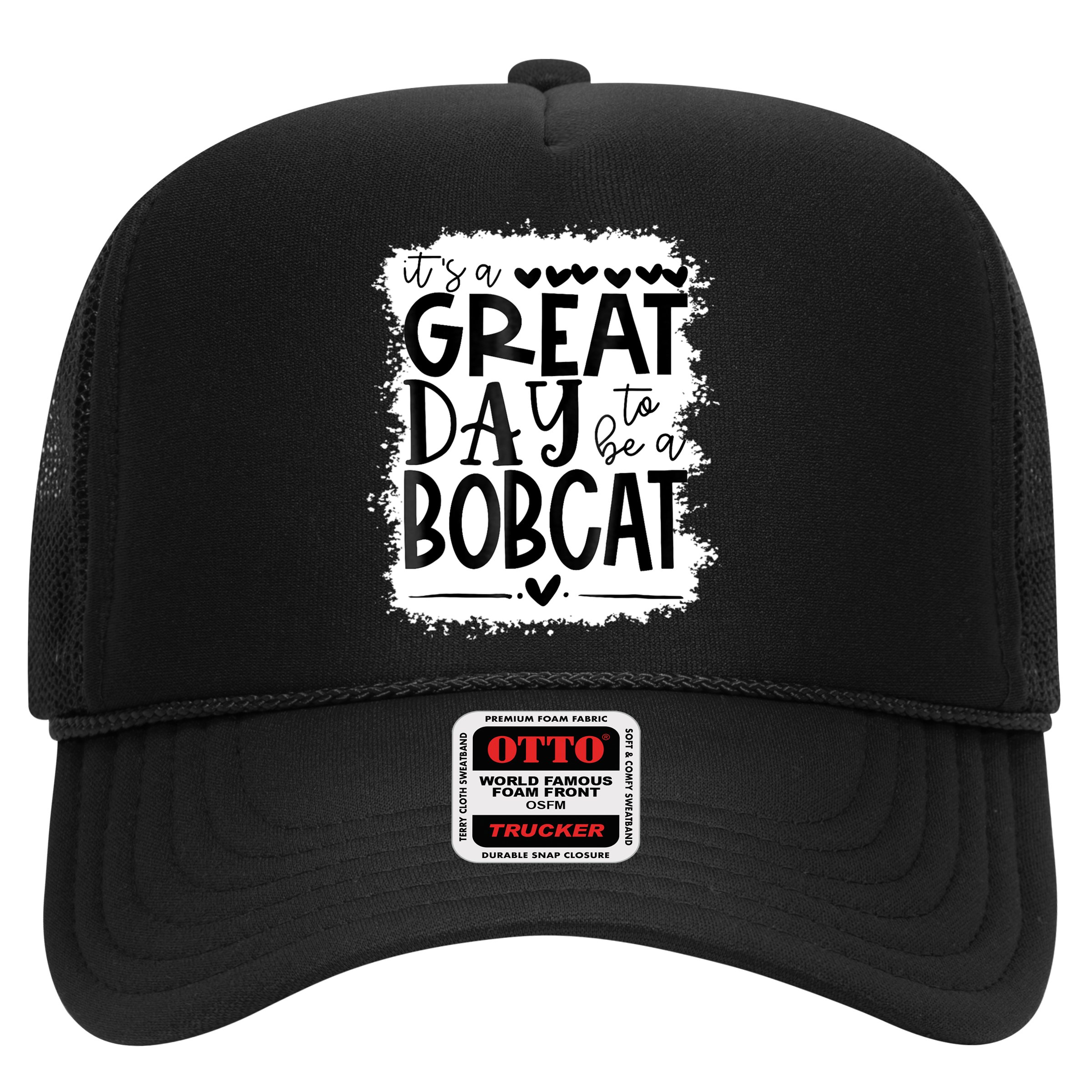 Bobcats School Sports Fan Team Spirit Mascot Gift Bleached Hat