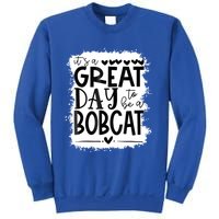 Bobcats School Sports Fan Team Spirit Mascot Gift Bleached Sweatshirt