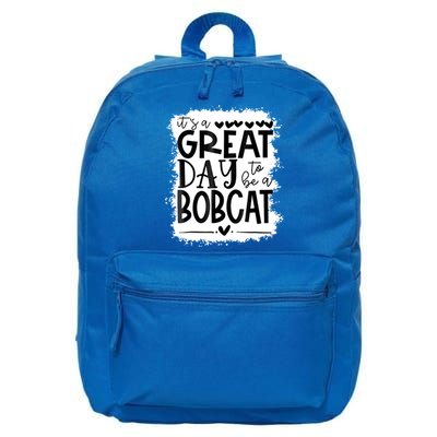 Bobcats School Sports Fan Team Spirit Mascot Gift Bleached 16 in Basic Backpack