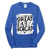 Bobcats School Sports Fan Team Spirit Mascot Gift Bleached Tall Long Sleeve T-Shirt