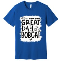 Bobcats School Sports Fan Team Spirit Mascot Gift Bleached Premium T-Shirt